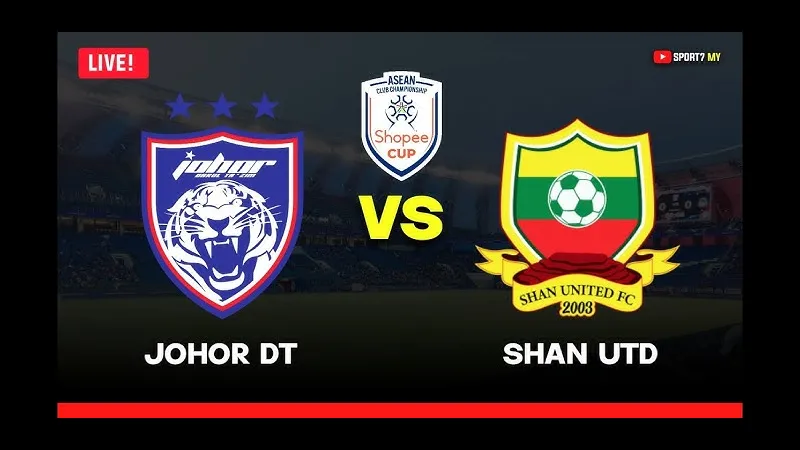 Cầu thủ Johor DT và Shan Utd đối mặt trên sân cỏ